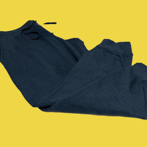 Ladies grey blue super soft jogger sweatpants, size XXL(20).